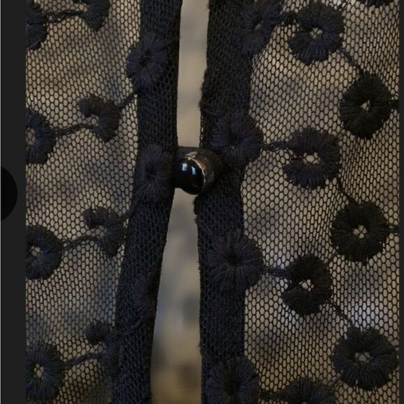 Anthropologie Monteau Black Lace Dress - Picture 10 of 16